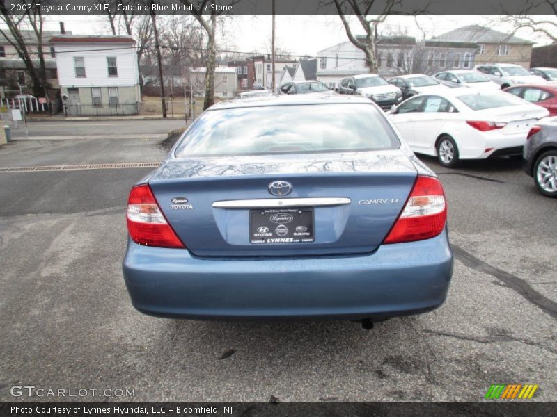 Catalina Blue Metallic / Stone 2003 Toyota Camry XLE