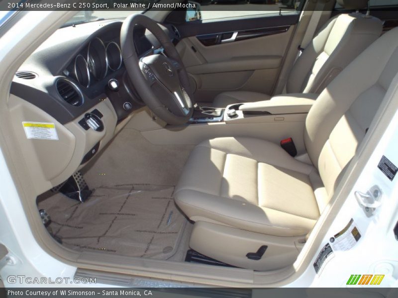 Polar White / Almond/Mocha 2014 Mercedes-Benz C 250 Sport