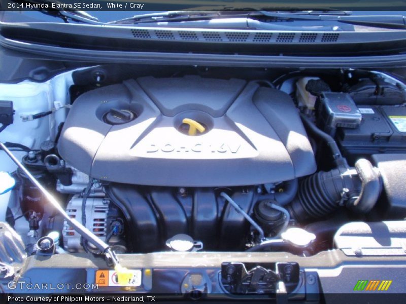  2014 Elantra SE Sedan Engine - 1.8 Liter DOHC 16-Valve 4 Cylinder