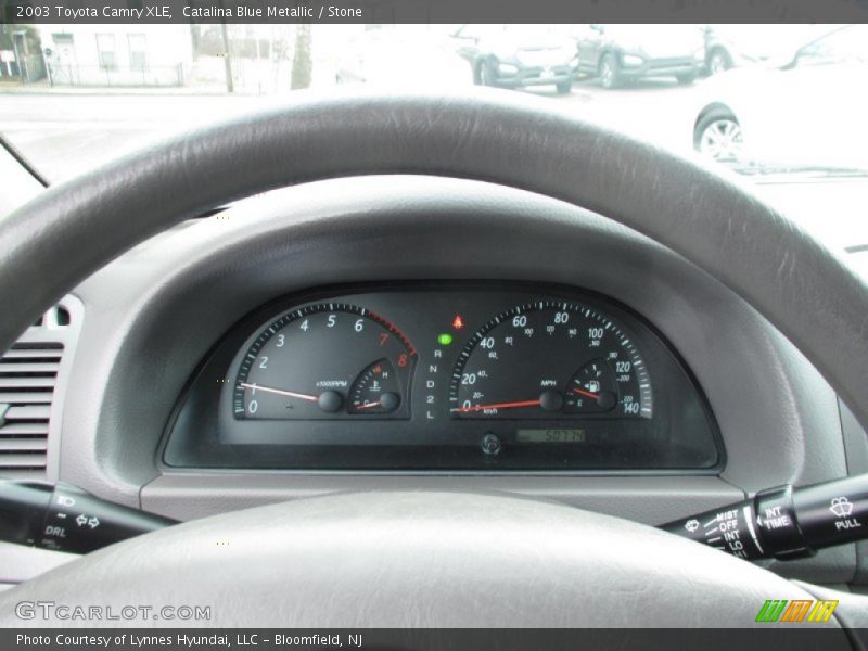 Catalina Blue Metallic / Stone 2003 Toyota Camry XLE