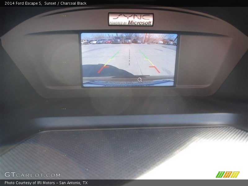 Sunset / Charcoal Black 2014 Ford Escape S