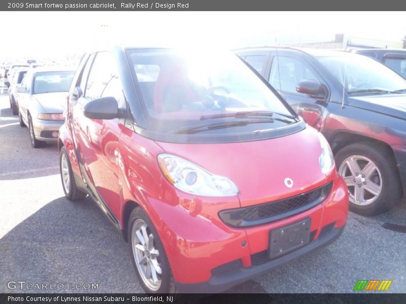 Rally Red / Design Red 2009 Smart fortwo passion cabriolet