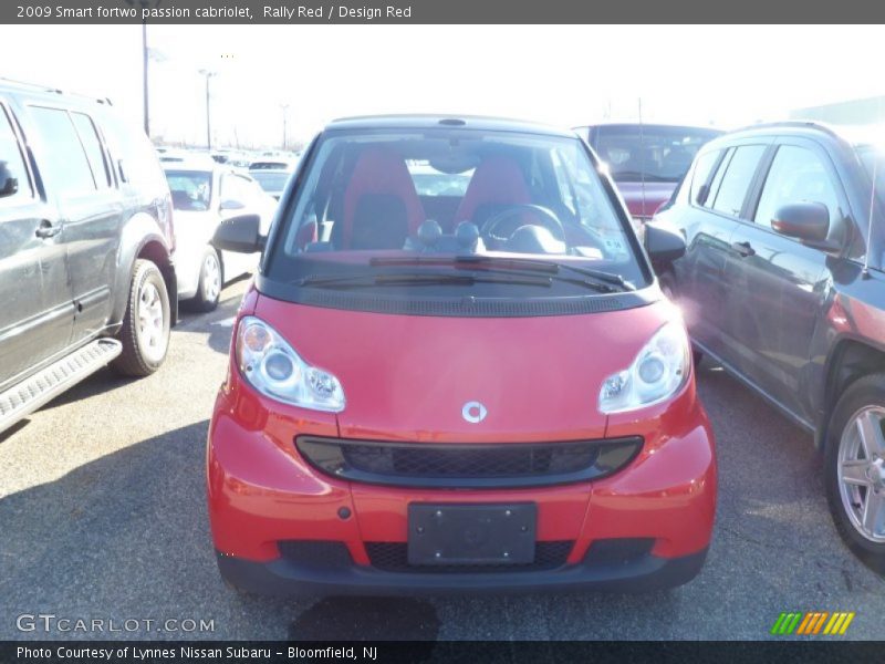 Rally Red / Design Red 2009 Smart fortwo passion cabriolet