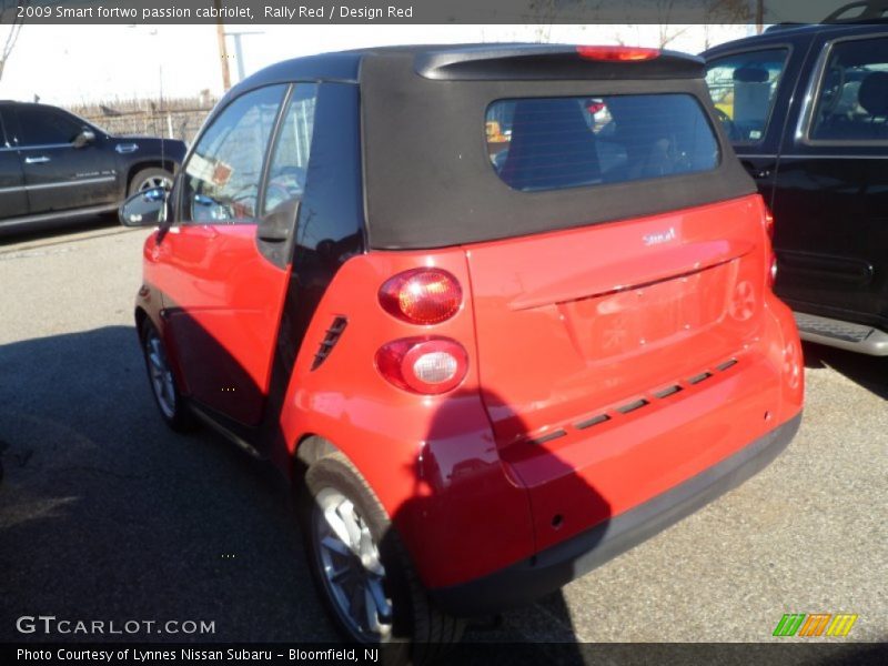 Rally Red / Design Red 2009 Smart fortwo passion cabriolet