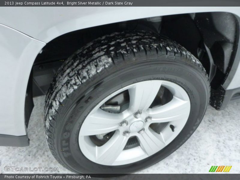 Bright Silver Metallic / Dark Slate Gray 2013 Jeep Compass Latitude 4x4