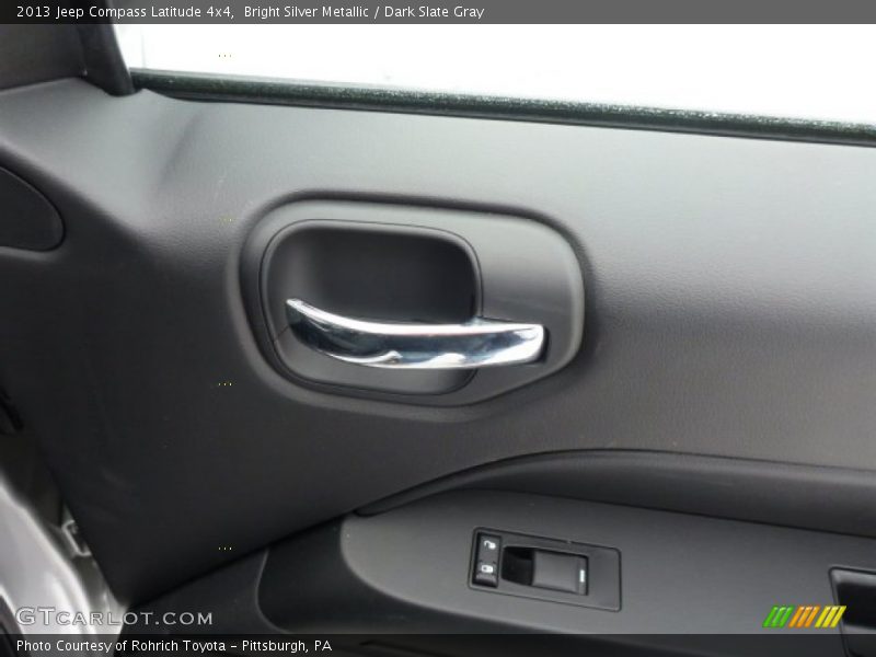 Bright Silver Metallic / Dark Slate Gray 2013 Jeep Compass Latitude 4x4