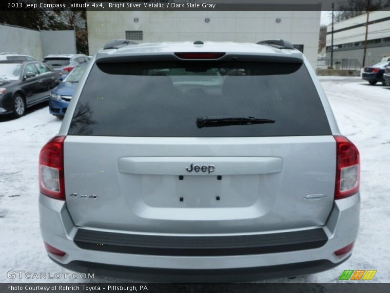Bright Silver Metallic / Dark Slate Gray 2013 Jeep Compass Latitude 4x4