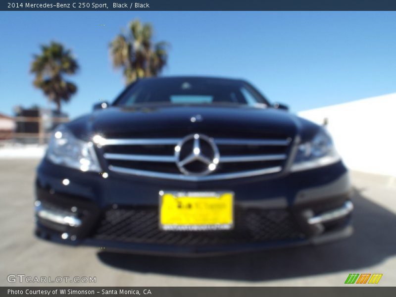 Black / Black 2014 Mercedes-Benz C 250 Sport
