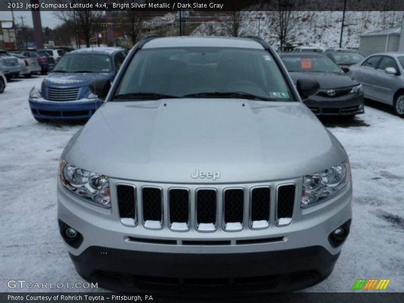 Bright Silver Metallic / Dark Slate Gray 2013 Jeep Compass Latitude 4x4