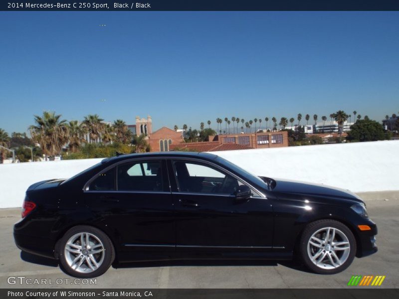 Black / Black 2014 Mercedes-Benz C 250 Sport