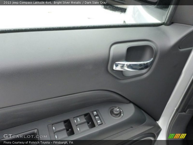 Bright Silver Metallic / Dark Slate Gray 2013 Jeep Compass Latitude 4x4