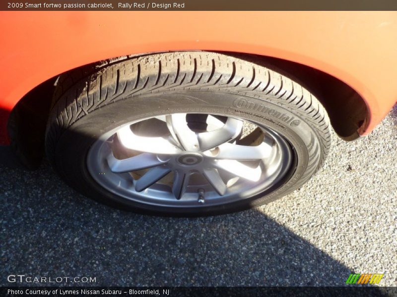 Rally Red / Design Red 2009 Smart fortwo passion cabriolet