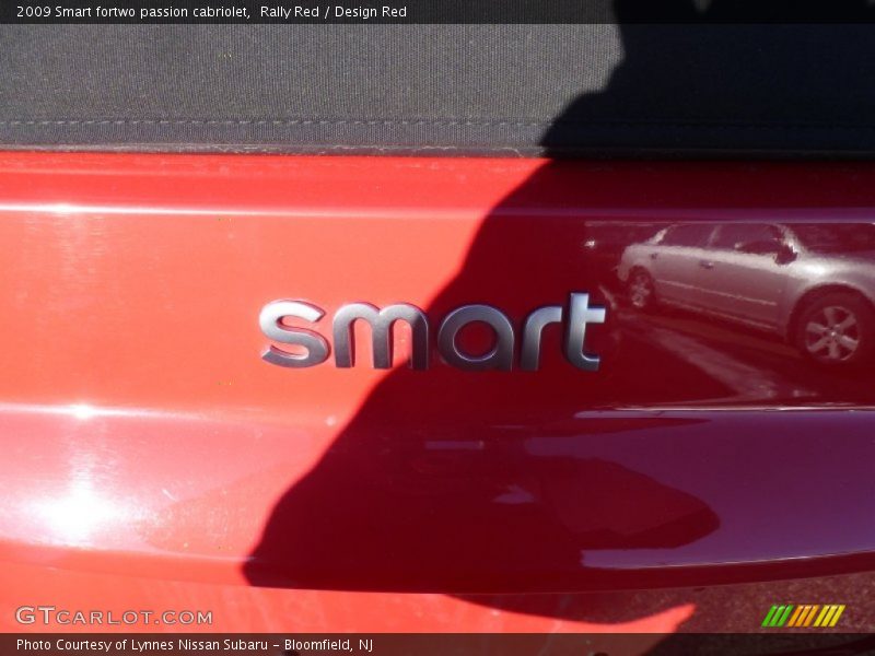Rally Red / Design Red 2009 Smart fortwo passion cabriolet
