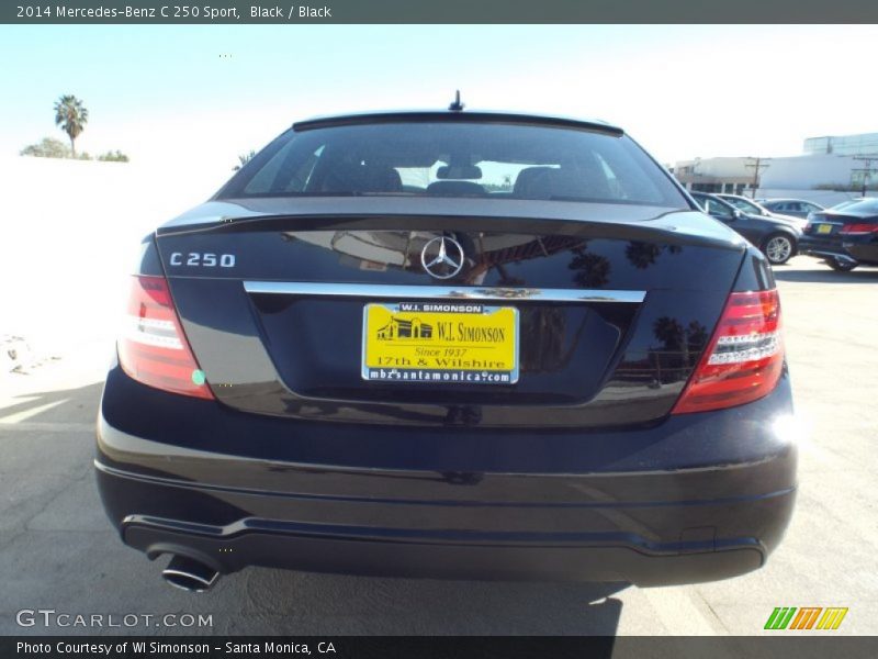 Black / Black 2014 Mercedes-Benz C 250 Sport
