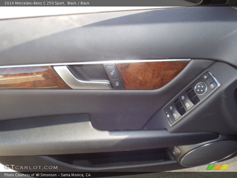 Black / Black 2014 Mercedes-Benz C 250 Sport
