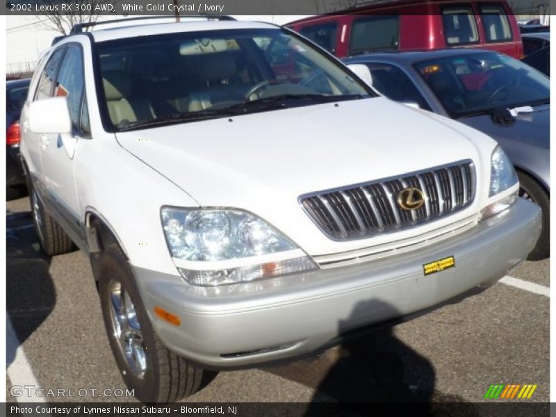 White Gold Crystal / Ivory 2002 Lexus RX 300 AWD