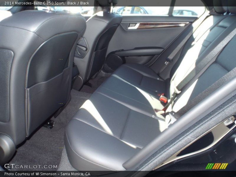 Black / Black 2014 Mercedes-Benz C 250 Sport