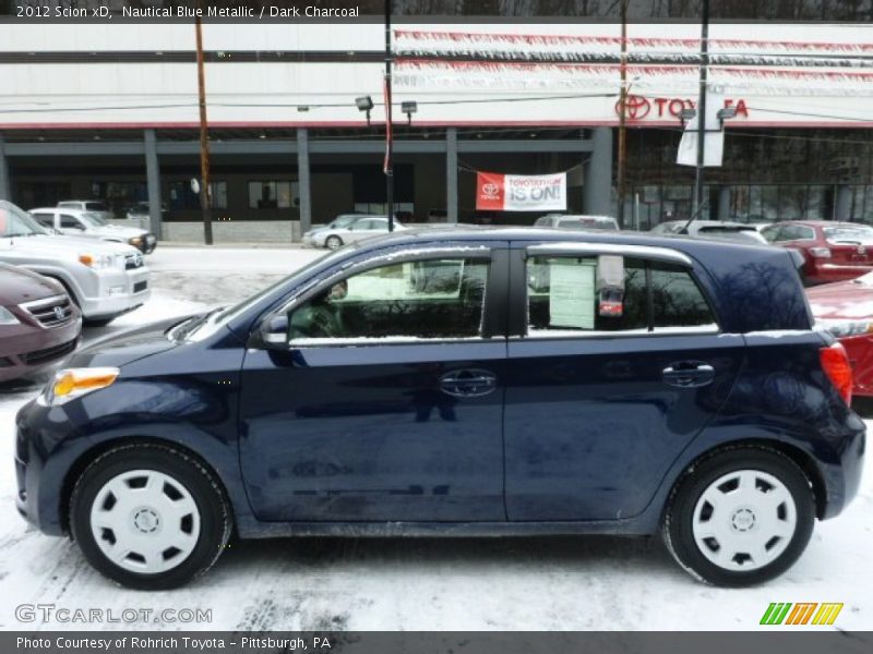 Nautical Blue Metallic / Dark Charcoal 2012 Scion xD