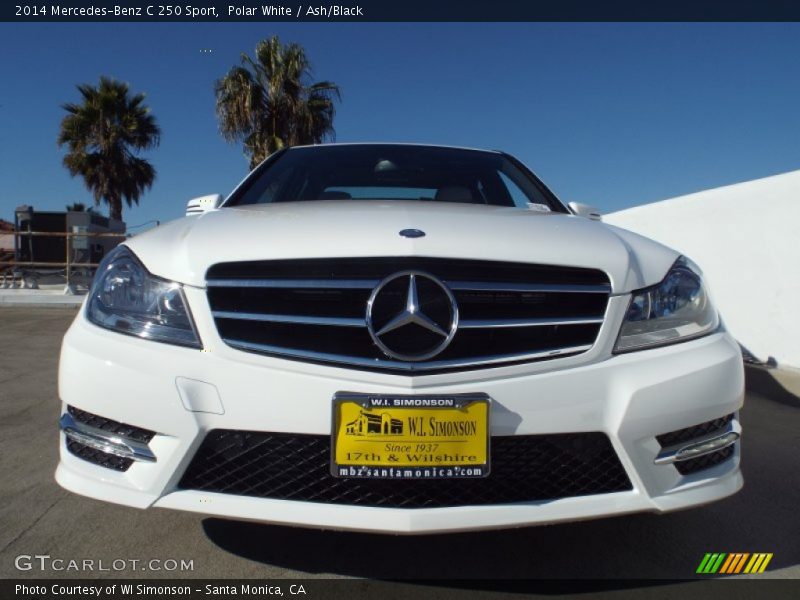 Polar White / Ash/Black 2014 Mercedes-Benz C 250 Sport