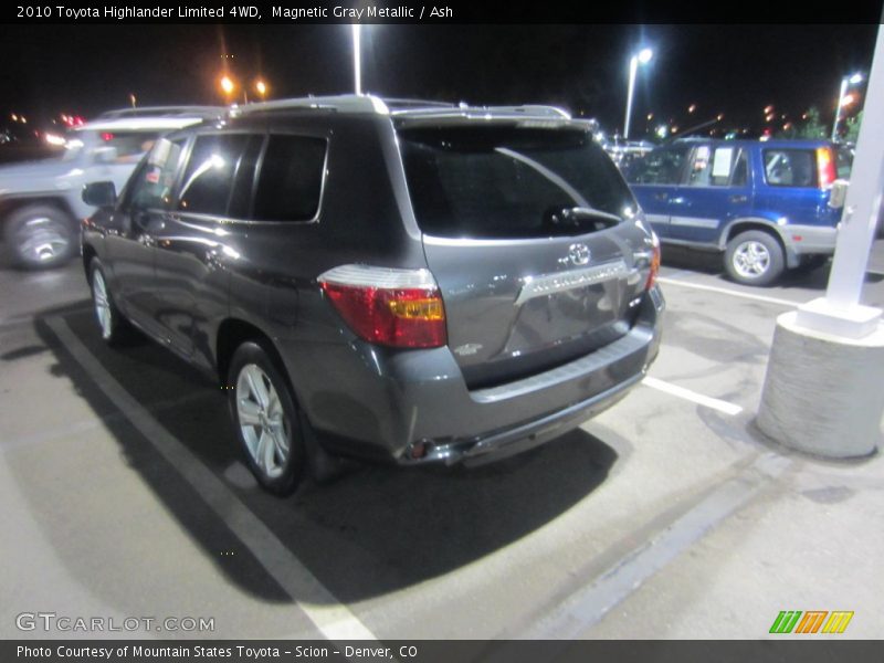 Magnetic Gray Metallic / Ash 2010 Toyota Highlander Limited 4WD