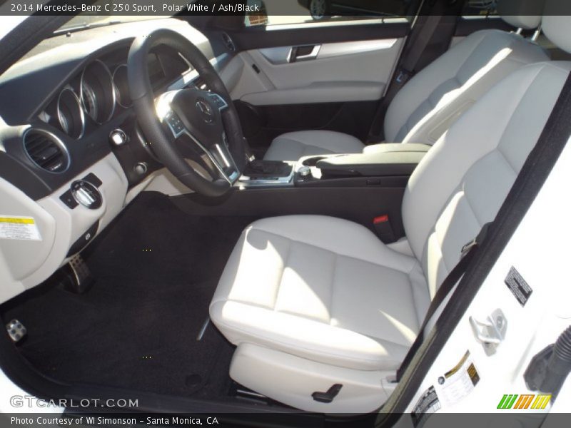 Polar White / Ash/Black 2014 Mercedes-Benz C 250 Sport