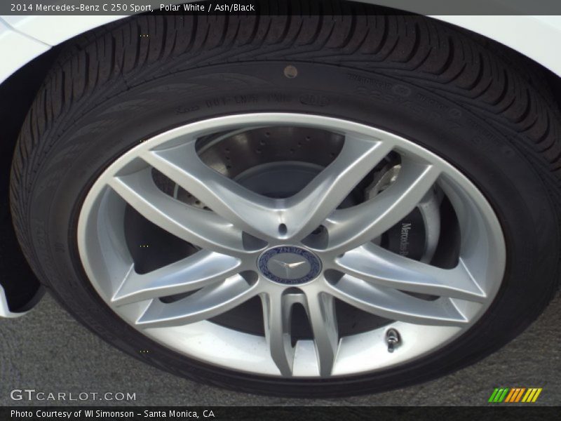 Polar White / Ash/Black 2014 Mercedes-Benz C 250 Sport
