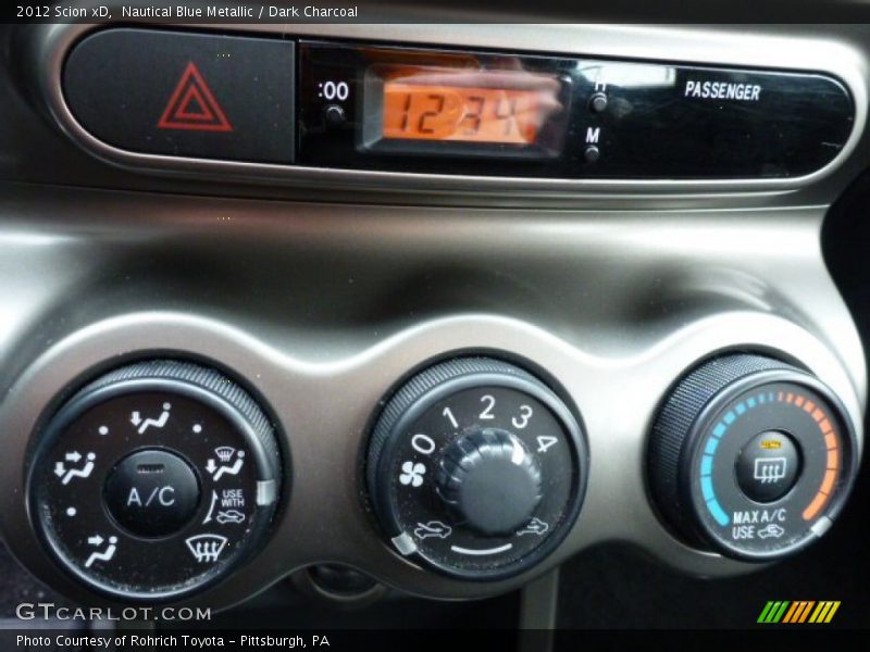 Nautical Blue Metallic / Dark Charcoal 2012 Scion xD