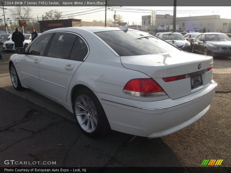 Alpine White / Black/Black 2004 BMW 7 Series 745Li Sedan