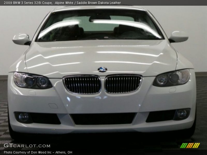 Alpine White / Saddle Brown Dakota Leather 2009 BMW 3 Series 328i Coupe