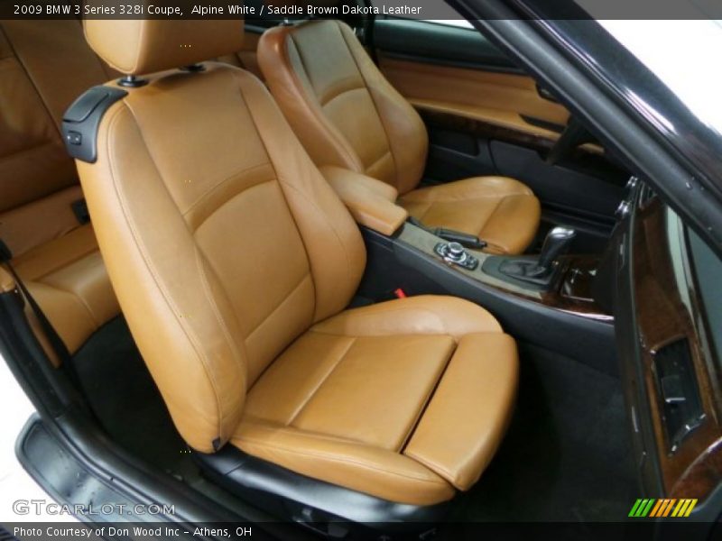 Alpine White / Saddle Brown Dakota Leather 2009 BMW 3 Series 328i Coupe