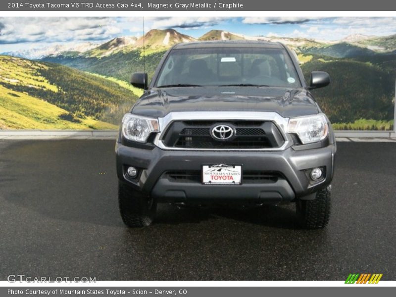 Magnetic Gray Metallic / Graphite 2014 Toyota Tacoma V6 TRD Access Cab 4x4