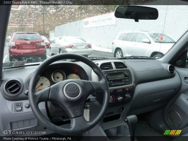Titanium Metallic / Gray 2003 Toyota RAV4 4WD