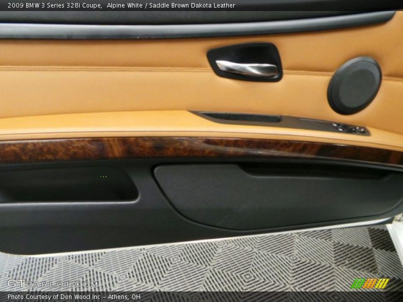 Alpine White / Saddle Brown Dakota Leather 2009 BMW 3 Series 328i Coupe