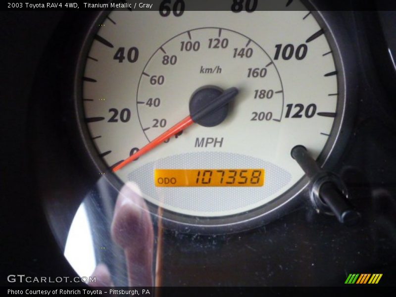 Titanium Metallic / Gray 2003 Toyota RAV4 4WD