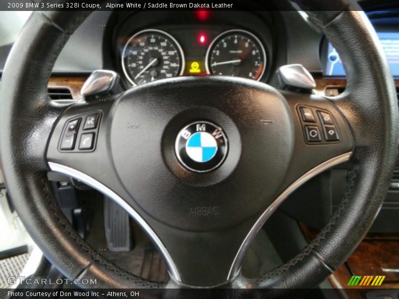 Alpine White / Saddle Brown Dakota Leather 2009 BMW 3 Series 328i Coupe