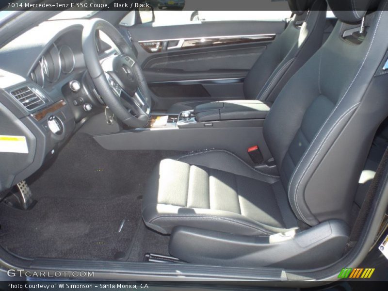 Front Seat of 2014 E 550 Coupe