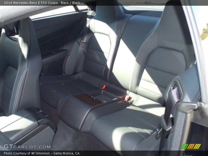 Rear Seat of 2014 E 550 Coupe