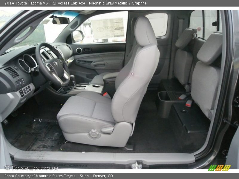Magnetic Gray Metallic / Graphite 2014 Toyota Tacoma V6 TRD Access Cab 4x4