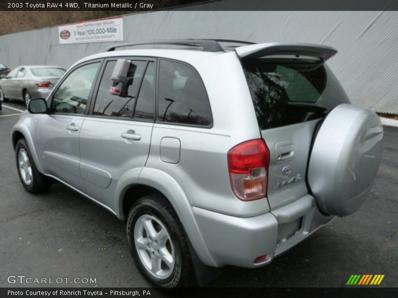 Titanium Metallic / Gray 2003 Toyota RAV4 4WD