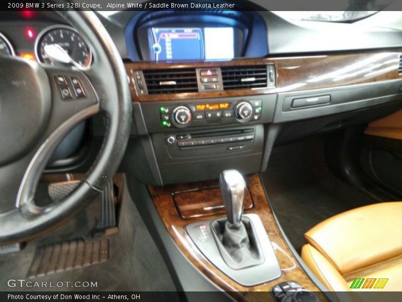 Alpine White / Saddle Brown Dakota Leather 2009 BMW 3 Series 328i Coupe