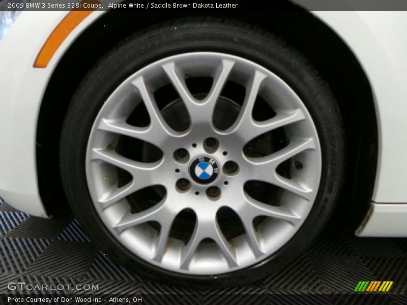 Alpine White / Saddle Brown Dakota Leather 2009 BMW 3 Series 328i Coupe