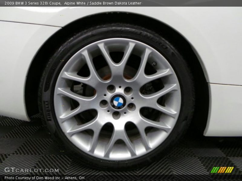 Alpine White / Saddle Brown Dakota Leather 2009 BMW 3 Series 328i Coupe