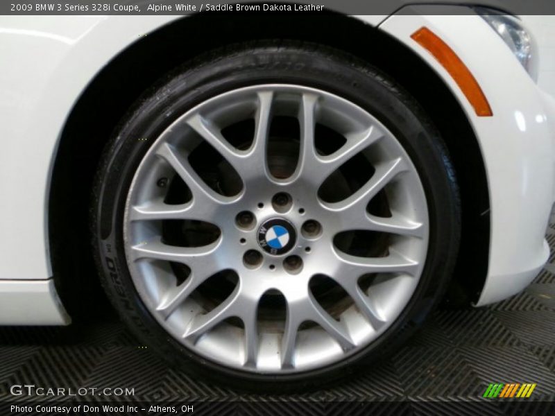Alpine White / Saddle Brown Dakota Leather 2009 BMW 3 Series 328i Coupe