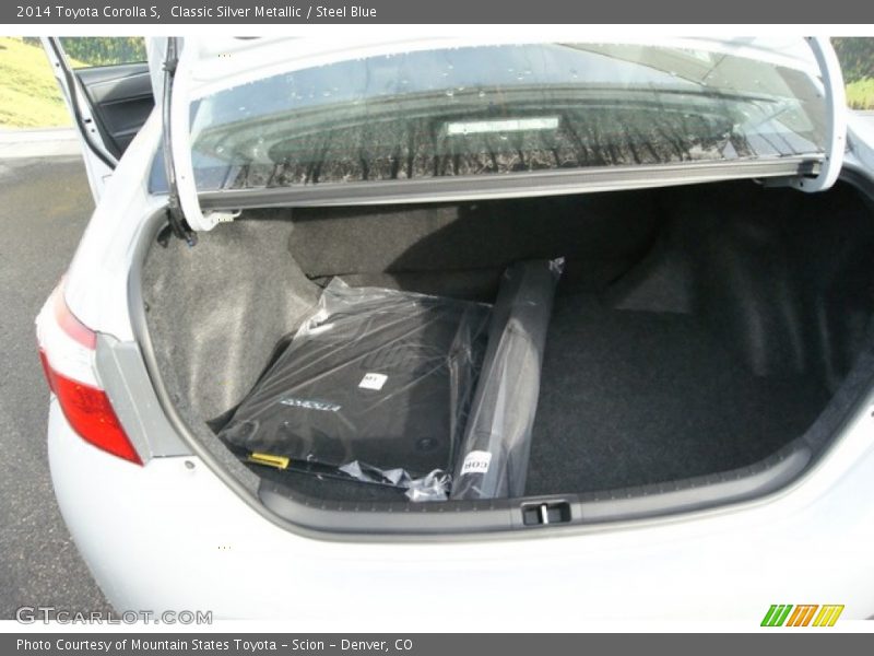 Classic Silver Metallic / Steel Blue 2014 Toyota Corolla S