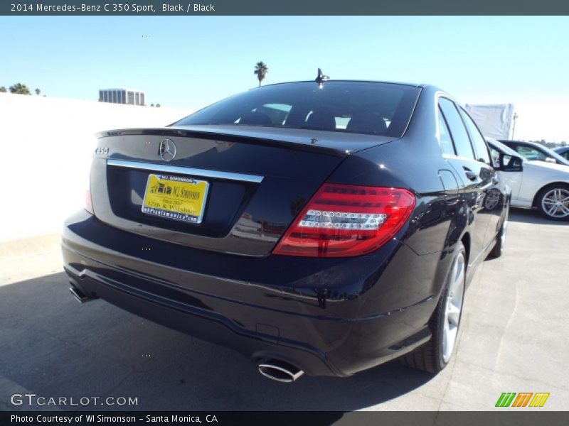 Black / Black 2014 Mercedes-Benz C 350 Sport