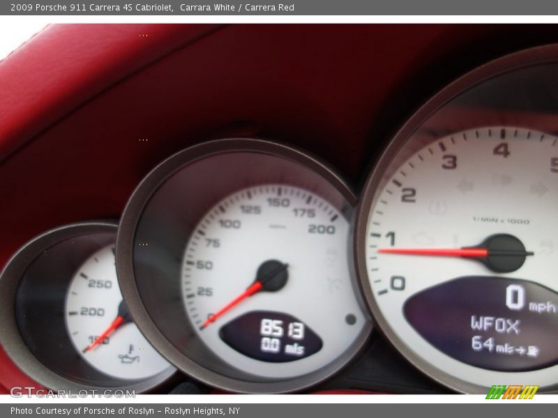 Carrara White / Carrera Red 2009 Porsche 911 Carrera 4S Cabriolet