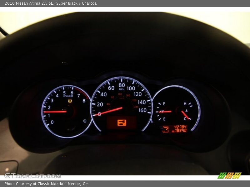 Super Black / Charcoal 2010 Nissan Altima 2.5 SL