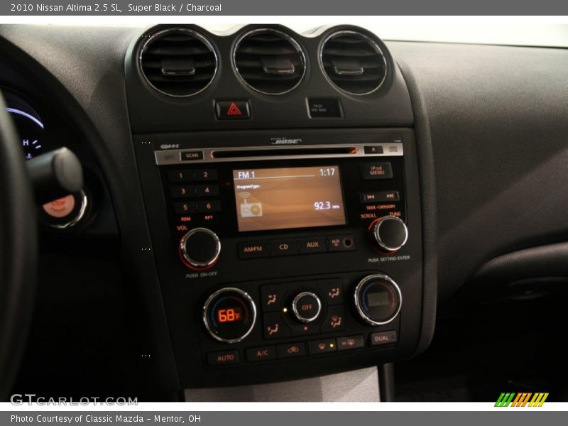 Super Black / Charcoal 2010 Nissan Altima 2.5 SL