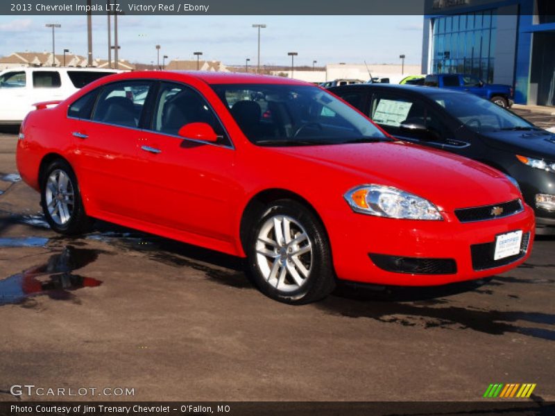 Victory Red / Ebony 2013 Chevrolet Impala LTZ