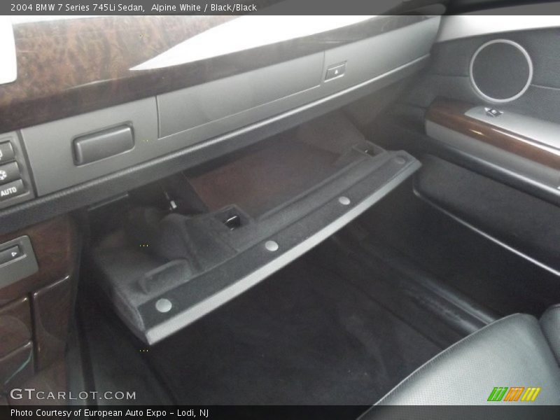 Alpine White / Black/Black 2004 BMW 7 Series 745Li Sedan